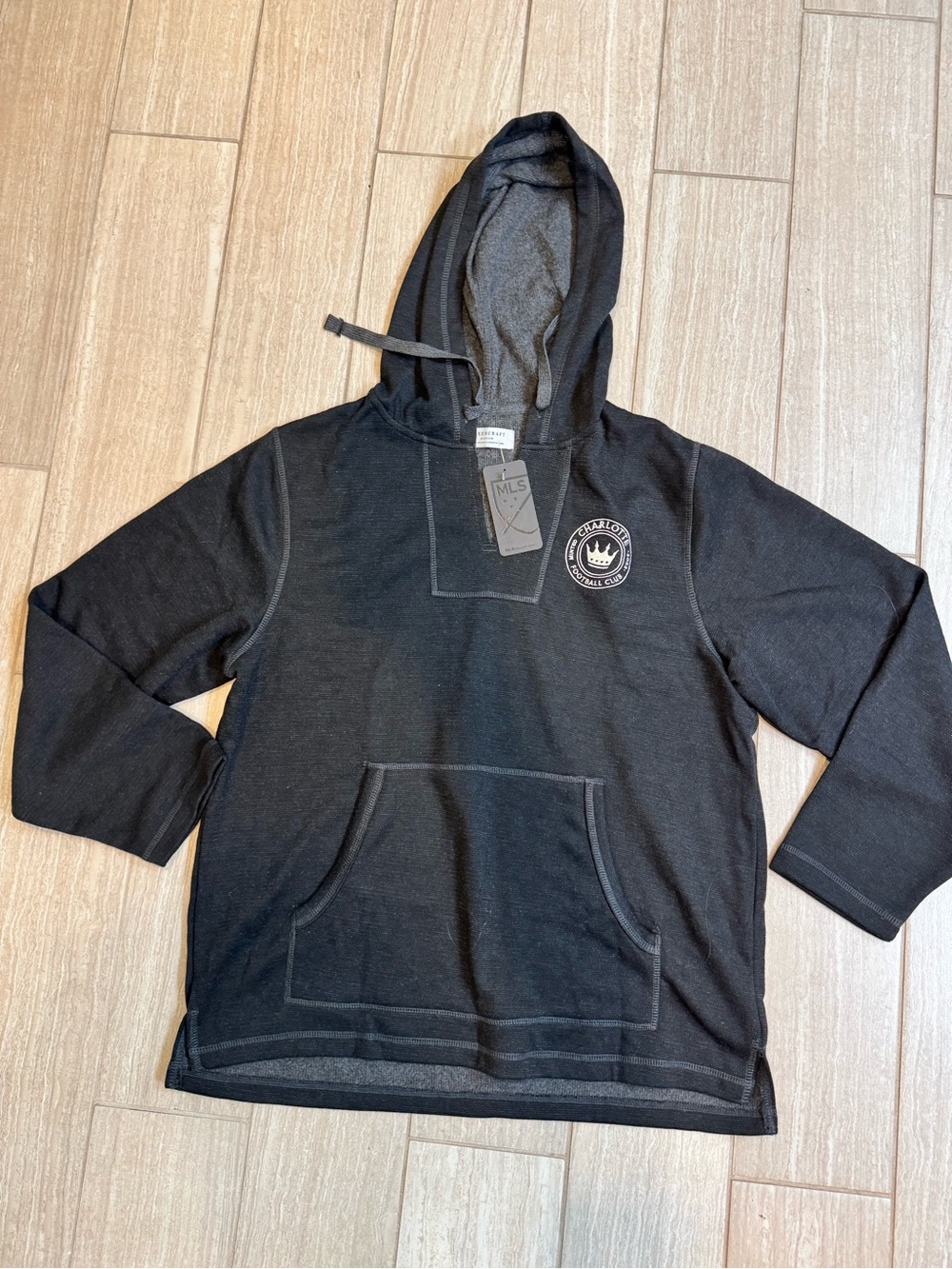 NWT Charlotte FC Baja pullover hoodie